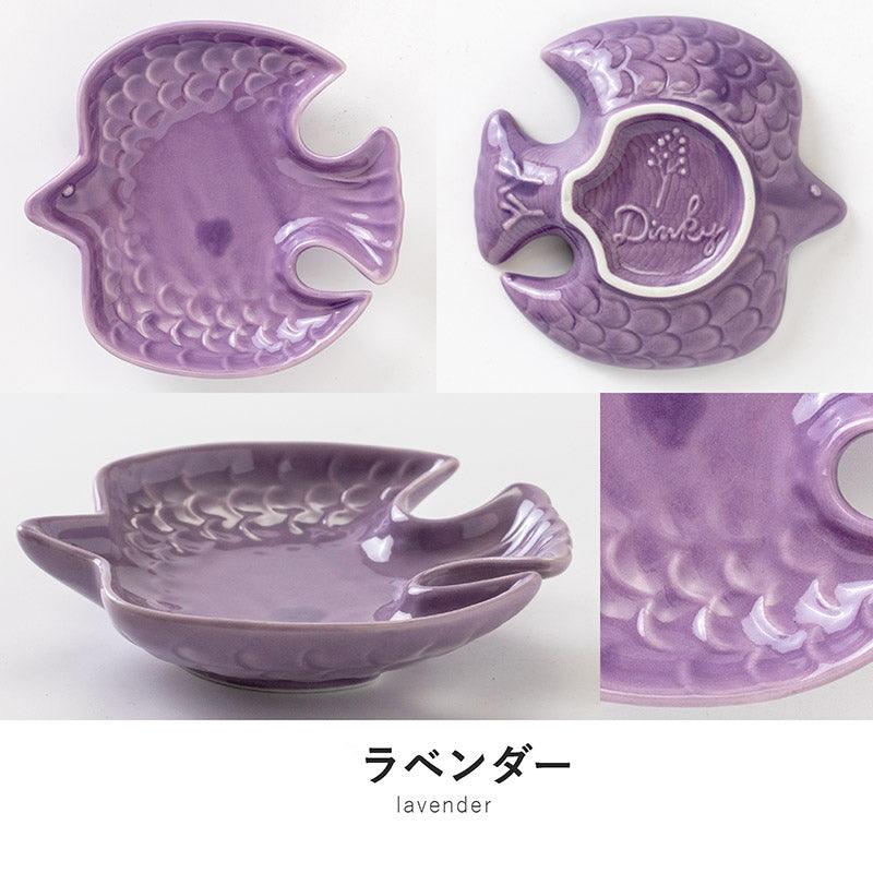 日本製 美濃燒 小鳥造型陶瓷盤 咖啡色 12cm|水果盤 小菜盤 - 富士通販