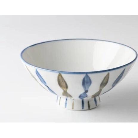 日本製 美濃燒 12cm 十草飯碗|飯碗 湯碗 餐碗 - 富士通販