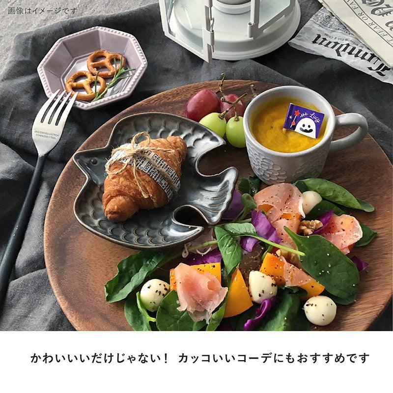 日本製 美濃燒 小鳥造型陶瓷盤 咖啡色 12cm|水果盤 小菜盤 - 富士通販