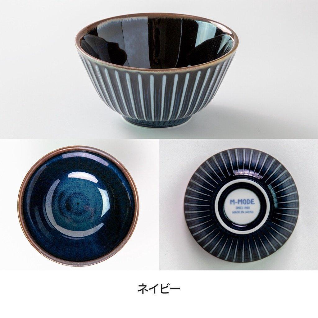 日本製 美濃燒 陶瓷 窯變12CM碗-藍/灰|日式餐具陶瓷碗 茶碗飯碗 - 富士通販