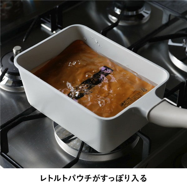 日本 CB Japan Supot 輕量多用料理鍋 1.4L 附蓋 | 煎炒煮 1~2人鍋