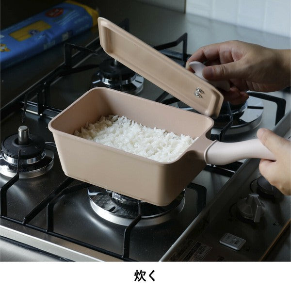 日本 CB Japan Supot 輕量多用料理鍋 1.4L 附蓋 | 煎炒煮 1~2人鍋