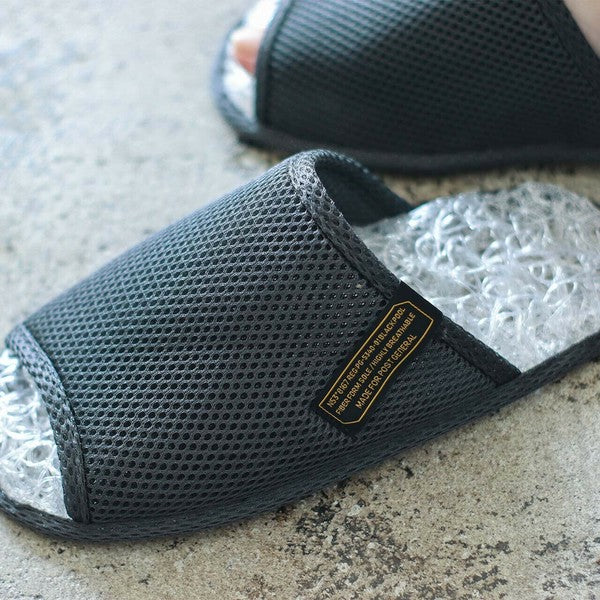 日本 POST GENERAL 纖維透氣室內拖鞋 23-28cm | 可水洗 排汗 涼爽 消臭 居家拖鞋