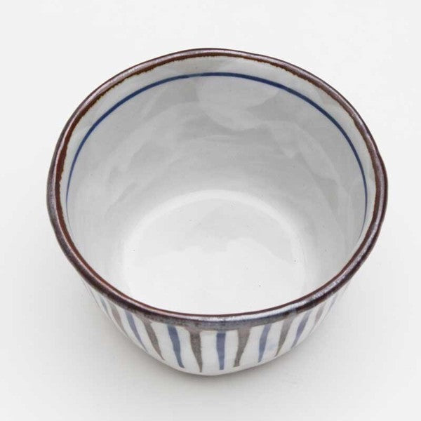 日本製 瀨戶燒 陶瓷十草蕎麥麵碗 | 蕎麥麵碗 飯碗 日式碗 日本製碗 碗 湯碗 十草碗 多用碗