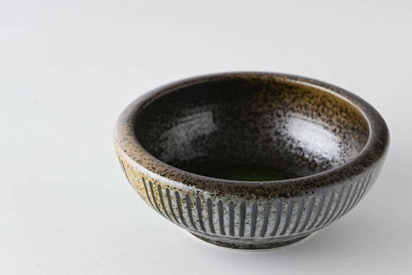日本製 美濃燒 手工十草線條碗 | 甜點碗 沙拉碗 小菜碗 手工碗