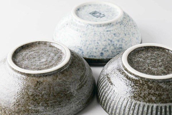 日本製 美濃燒 手工十草線條碗 | 甜點碗 沙拉碗 小菜碗 手工碗