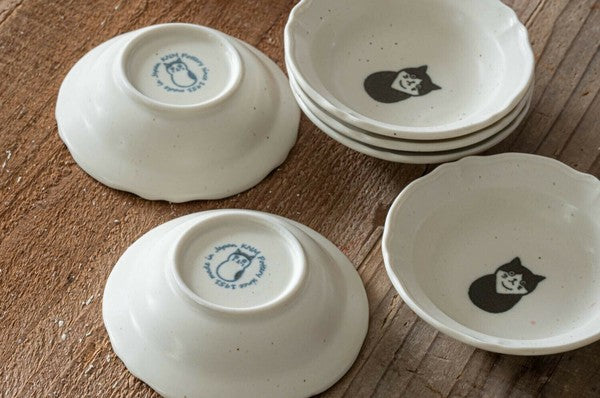 日本製 美濃燒 SHICHITA 新款貓咪小碟 | 小碟子 點心盤 陶瓷碟 醬油碟