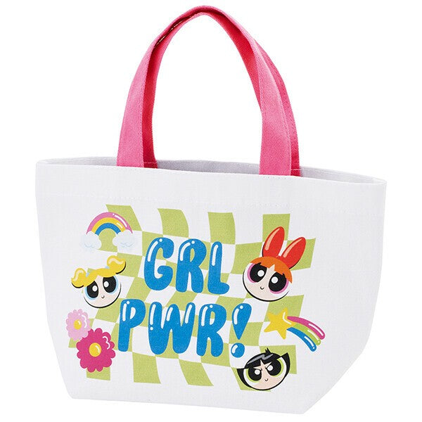 日本 Skater 飛天小女警手提袋 | 帆布袋 便當袋 午餐袋 托特包 卡通手提袋 外出小包