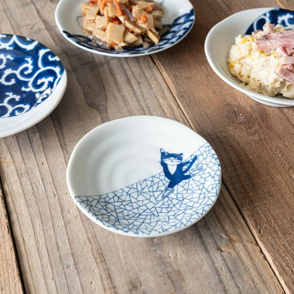 日本製 美濃燒 SHICHITA 和風貓咪碗盤 四款 | 陶瓷碗盤 漂亮的碗 貓奴 碗盤