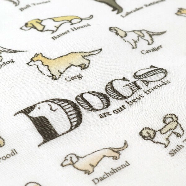 日本製 可愛動物圖鑑系列抹布 貓/狗/鳥 | 廚房抹布 方巾 家事布