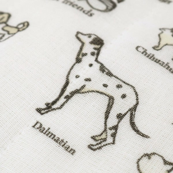 日本製 可愛動物圖鑑系列抹布 貓/狗/鳥 | 廚房抹布 方巾 家事布