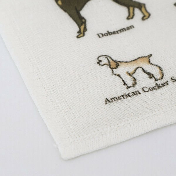 日本製 可愛動物圖鑑系列抹布 貓/狗/鳥 | 廚房抹布 方巾 家事布