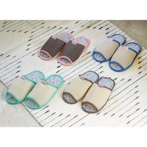 日本 POST GENERAL 纖維透氣室內拖鞋 23-28cm | 可水洗 排汗 涼爽 消臭 居家拖鞋