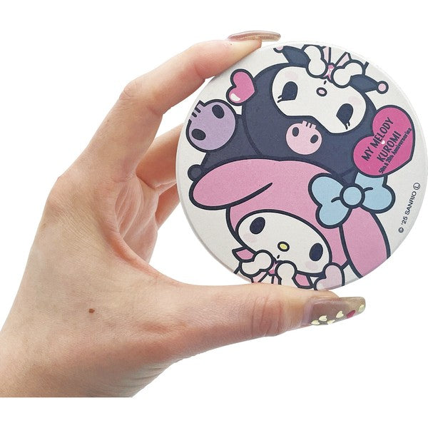 日本 三麗鷗 正版珪藻土吸水杯墊 | 硅藻土杯墊 吸水 可愛杯墊 陶瓷軟木杯墊