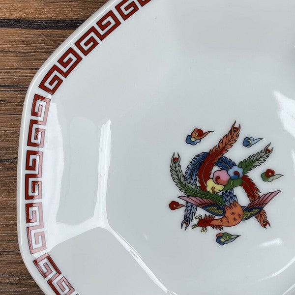 日本製 美濃燒 吾山窯 中華鳳凰餐盤 | 陶瓷盤 八角盤 橢圓盤 餃子盤 菜盤 中華料理 餐盤