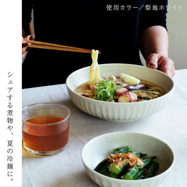 日本製 美濃燒 粉引令和 碗盤 | 陶瓷碗盤 湯碗 大缽 粗陶 職人手感