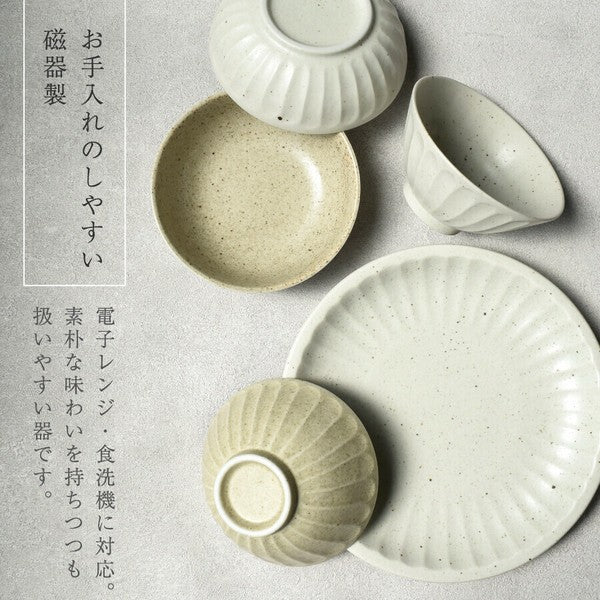 日本製 美濃燒 粉引令和 碗盤 | 陶瓷碗盤 湯碗 大缽 粗陶 職人手感