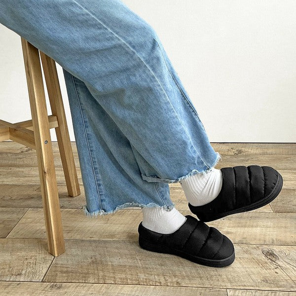 日本直送 內刷毛 保暖羽絨拖鞋 四色 | 莫卡辛鞋 懶人拖鞋 保暖 防寒 戶外 室內拖鞋 毛毛拖