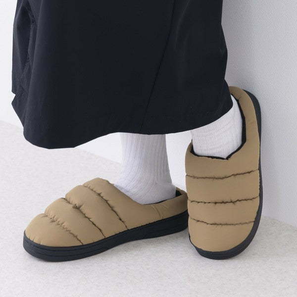 日本直送 內刷毛 保暖羽絨拖鞋 四色 | 莫卡辛鞋 懶人拖鞋 保暖 防寒 戶外 室內拖鞋 毛毛拖