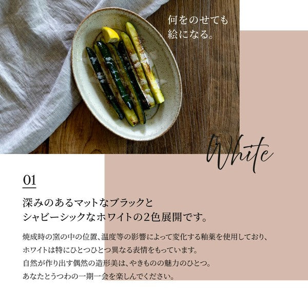 日本製 美濃燒 Largo 高質感霧面橢圓餐盤 | 陶瓷餐盤 橢圓盤 義大利麵盤 咖哩盤 深盤