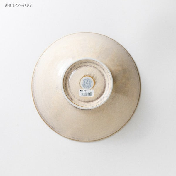 日本製 美濃燒 撥水十草 陶瓷線條8吋碗公 | 麵缽 拉麵碗 陶瓷碗 大碗公 大湯碗 沙拉碗 大份量料理