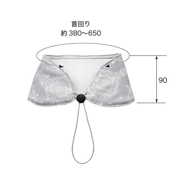 日本 男女適用抗菌涼感頸套束帶款 附保冷劑|涼感巾 防曬圍脖 脖子防曬