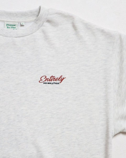 日本代購 獨特豹刺繡棉質長袖上衣 POWER TO THE PEOPLE 大學t長袖 美式大學t 大學t