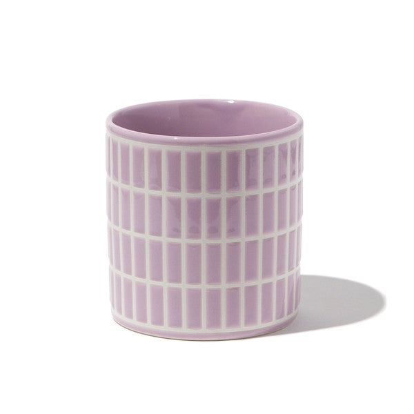 日本製 美濃燒 WPCUP 獨特磁磚紋理設計茶杯200ml|霧感馬卡龍色 陶瓷茶杯 可愛杯子