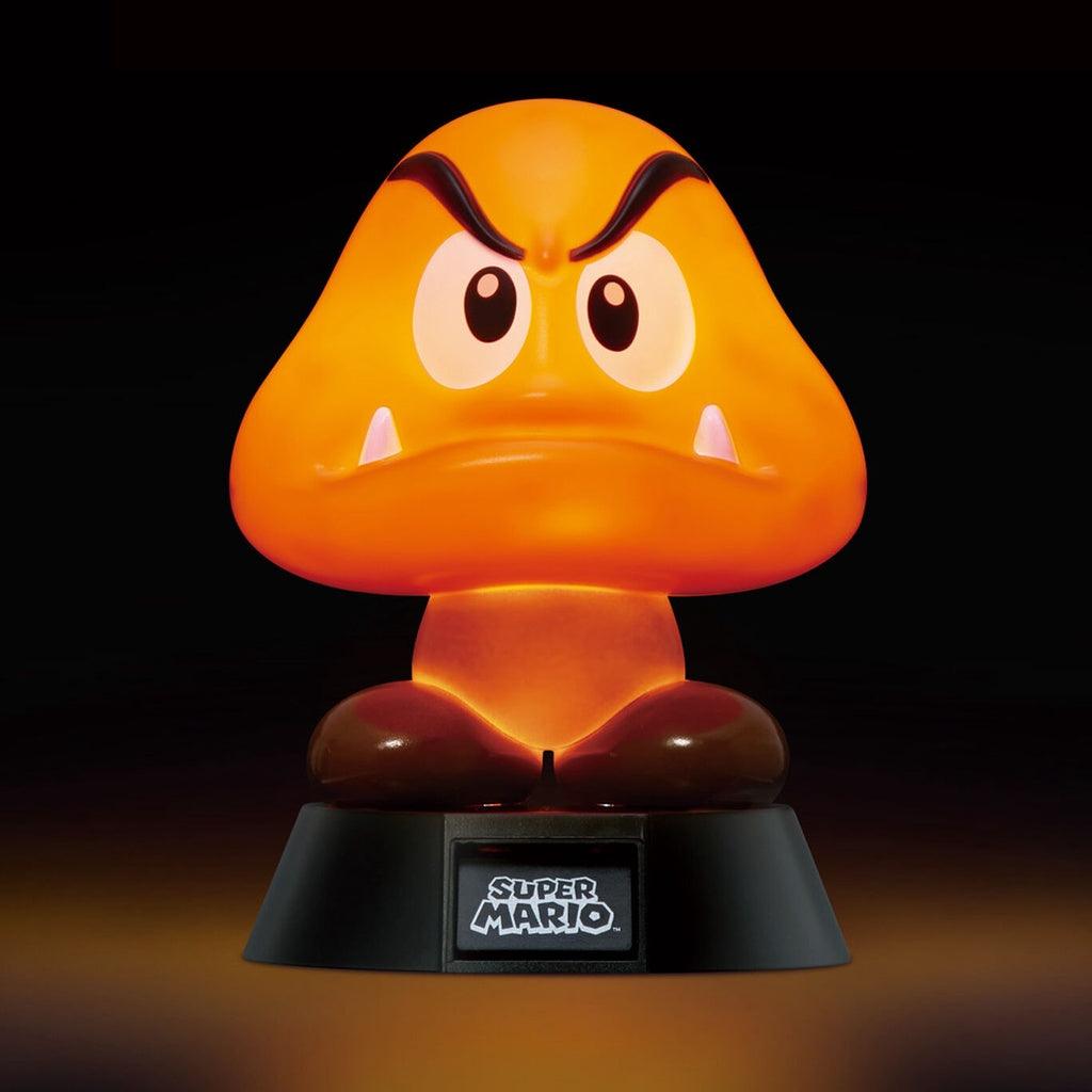 正版任天堂瑪利歐道具造型夜燈|栗寶寶、超級蘑菇、1UP香菇 - 富士通販