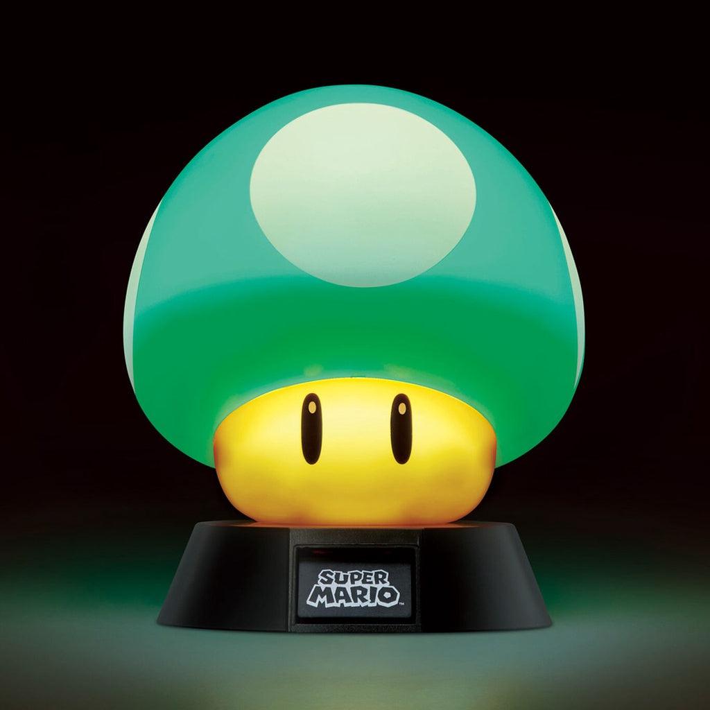 正版任天堂瑪利歐道具造型夜燈|栗寶寶、超級蘑菇、1UP香菇 - 富士通販