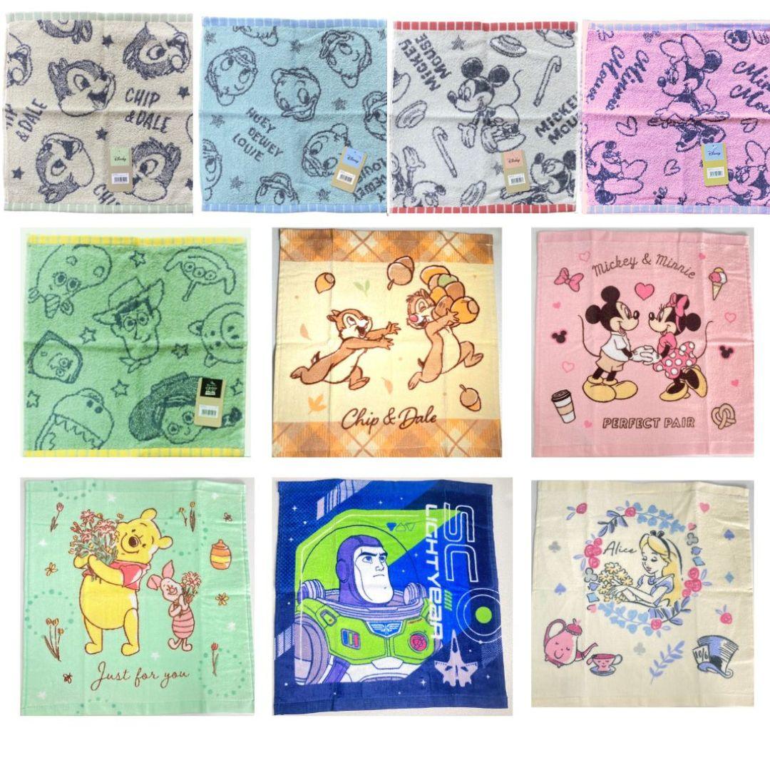 兒童純棉毛巾 2入| 迪士尼 米奇 米妮 唐老鴨 玩具總動員 愛麗絲 巴斯光年 奇奇蒂蒂 - 富士通販