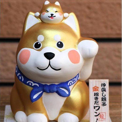 招財柴柴存錢筒/柴犬貯金箱|2022過年裝飾招福吉祥物 - 富士通販
