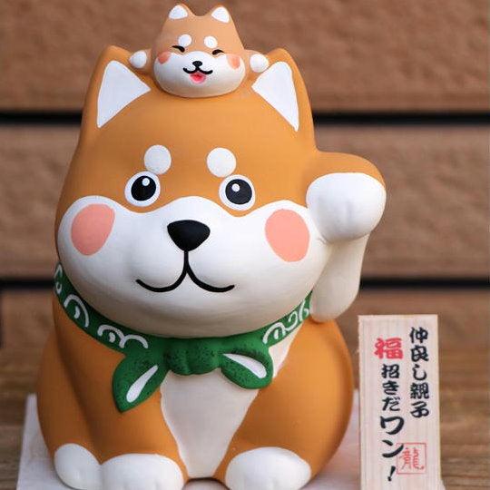 招財柴柴存錢筒/柴犬貯金箱|2022過年裝飾招福吉祥物 - 富士通販