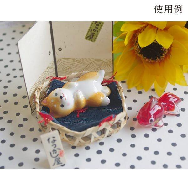 藥師窯竹籃柴犬/黑柴擺飾(可當餐桌筷架)|2022過年裝飾招福吉祥物 - 富士通販