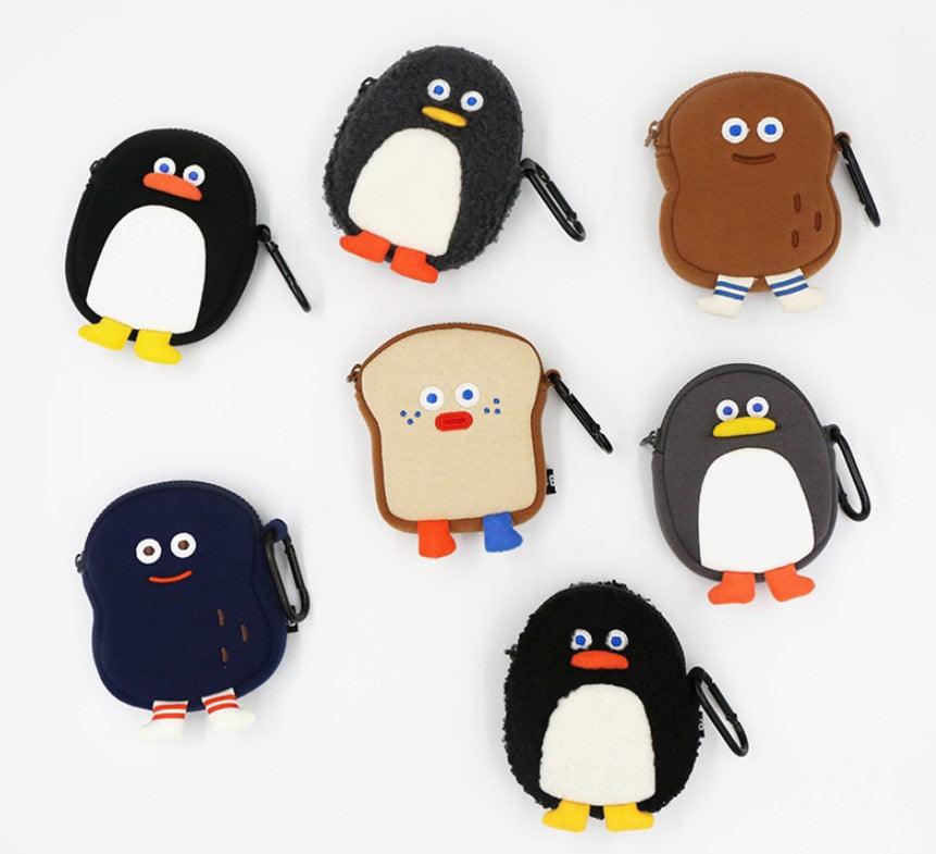 韓國 Romane 早午餐兄弟 收納包 化妝包|可掛包包 - 富士通販