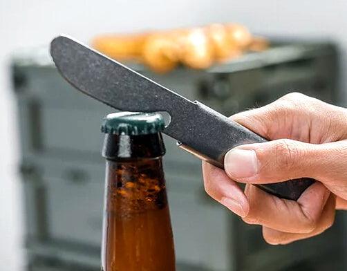 日本製 燕三條 露營餐具 三件組|湯匙 叉子 刀 可堆疊收納 - 富士通販