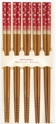 日本製 天然竹筷 5件套裝組︱日式筷 木筷 分食筷 環保筷