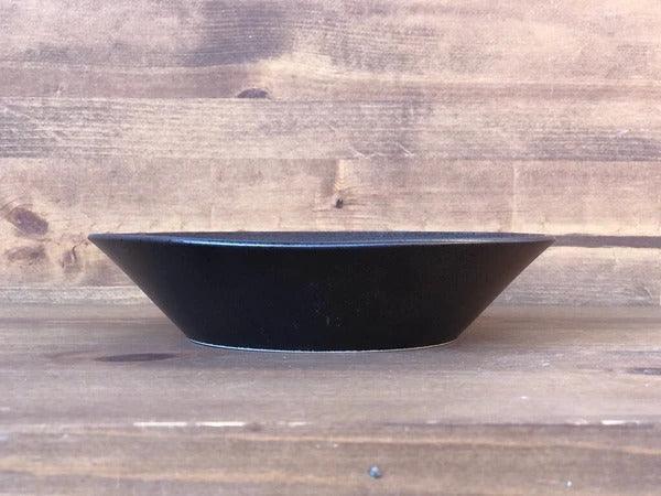 日本製 復古黑細線餐盤|沙拉 咖哩 義大利麵 生蠔 生魚片