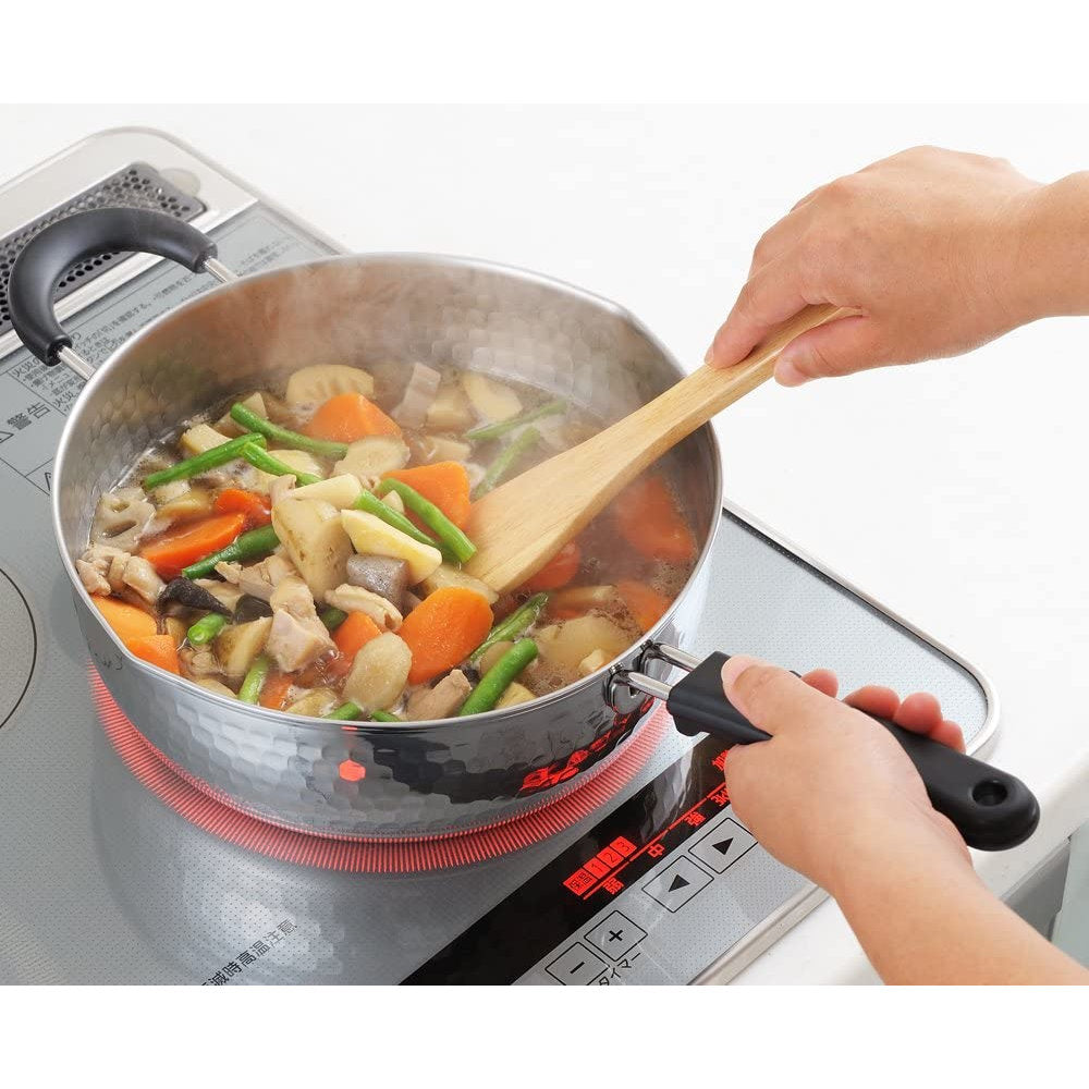 日本製 吉川 味壱 不銹鋼雪平鍋︱20CM 24CM IH爐 不鏽鋼鍋