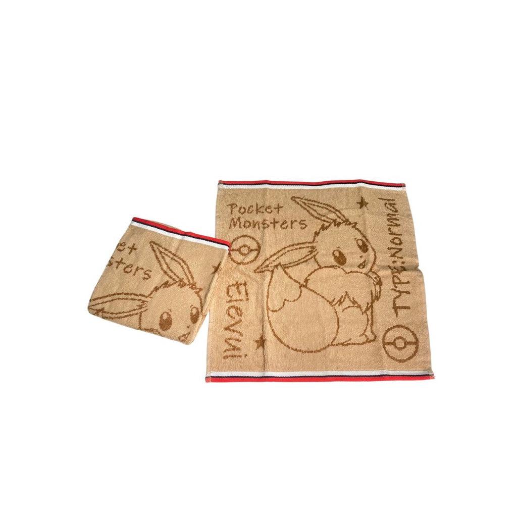 寶可夢毛巾2入|日本100%純棉,34x35cm - 富士通販