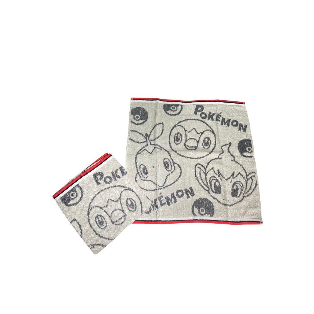 寶可夢毛巾2入|日本100%純棉,34x35cm - 富士通販