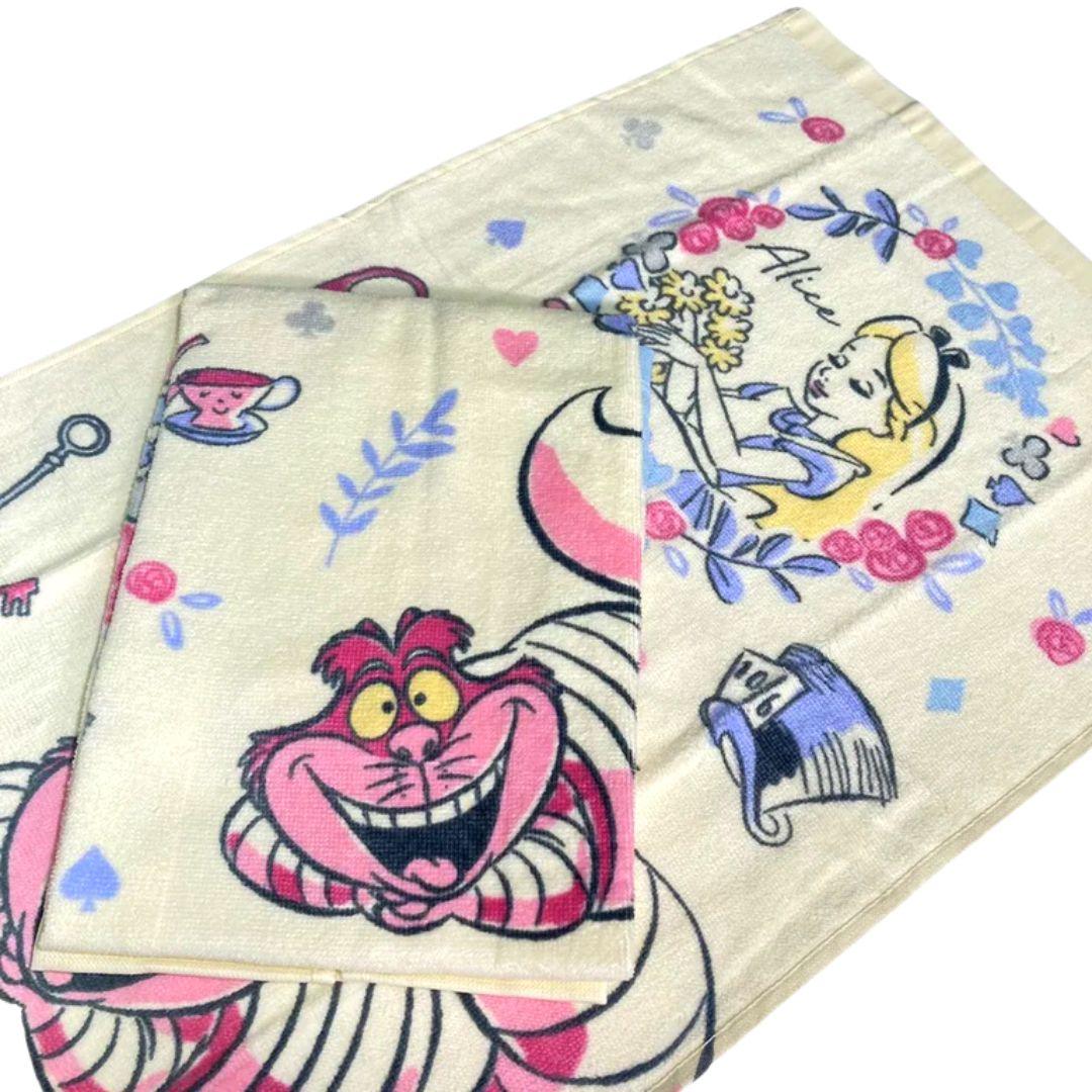 兒童迪士尼毛巾 2入|34x75cm 愛麗絲 巴斯光年 奇奇蒂蒂 維尼 米奇 米妮 唐老鴨5 - 富士通販