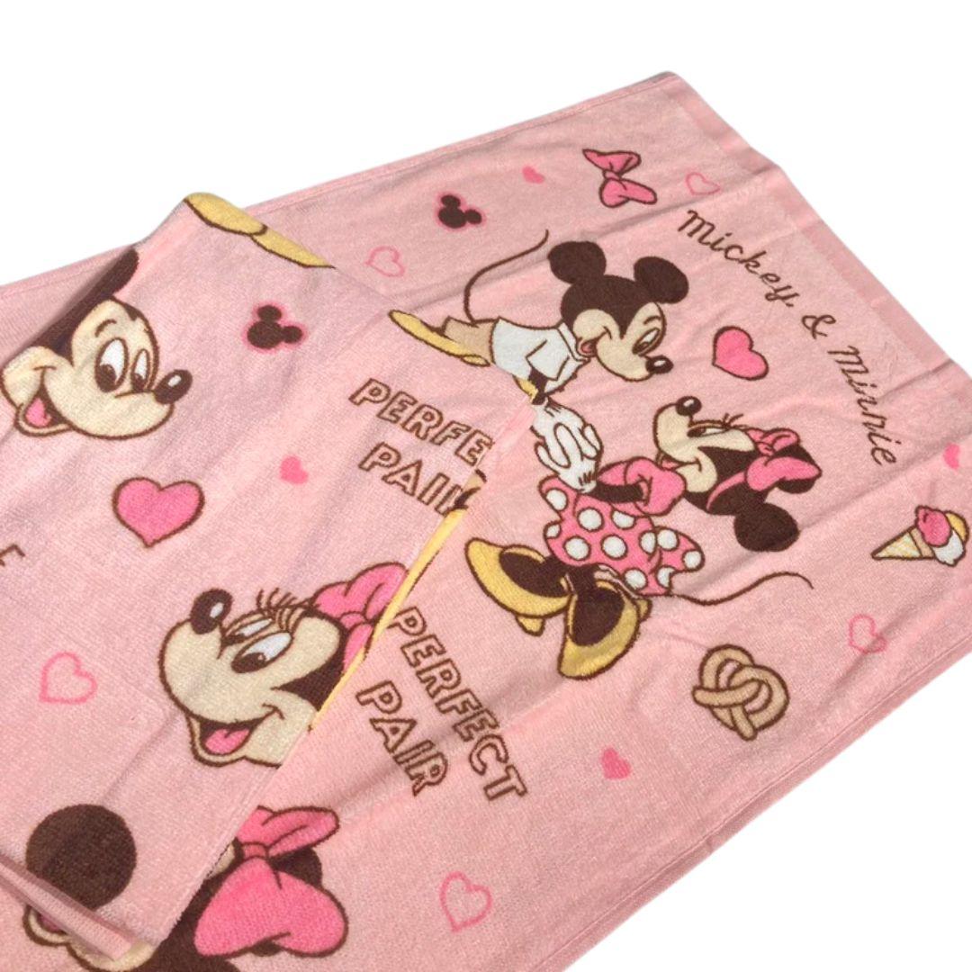 兒童迪士尼毛巾 2入|34x75cm 愛麗絲 巴斯光年 奇奇蒂蒂 維尼 米奇 米妮 唐老鴨5 - 富士通販