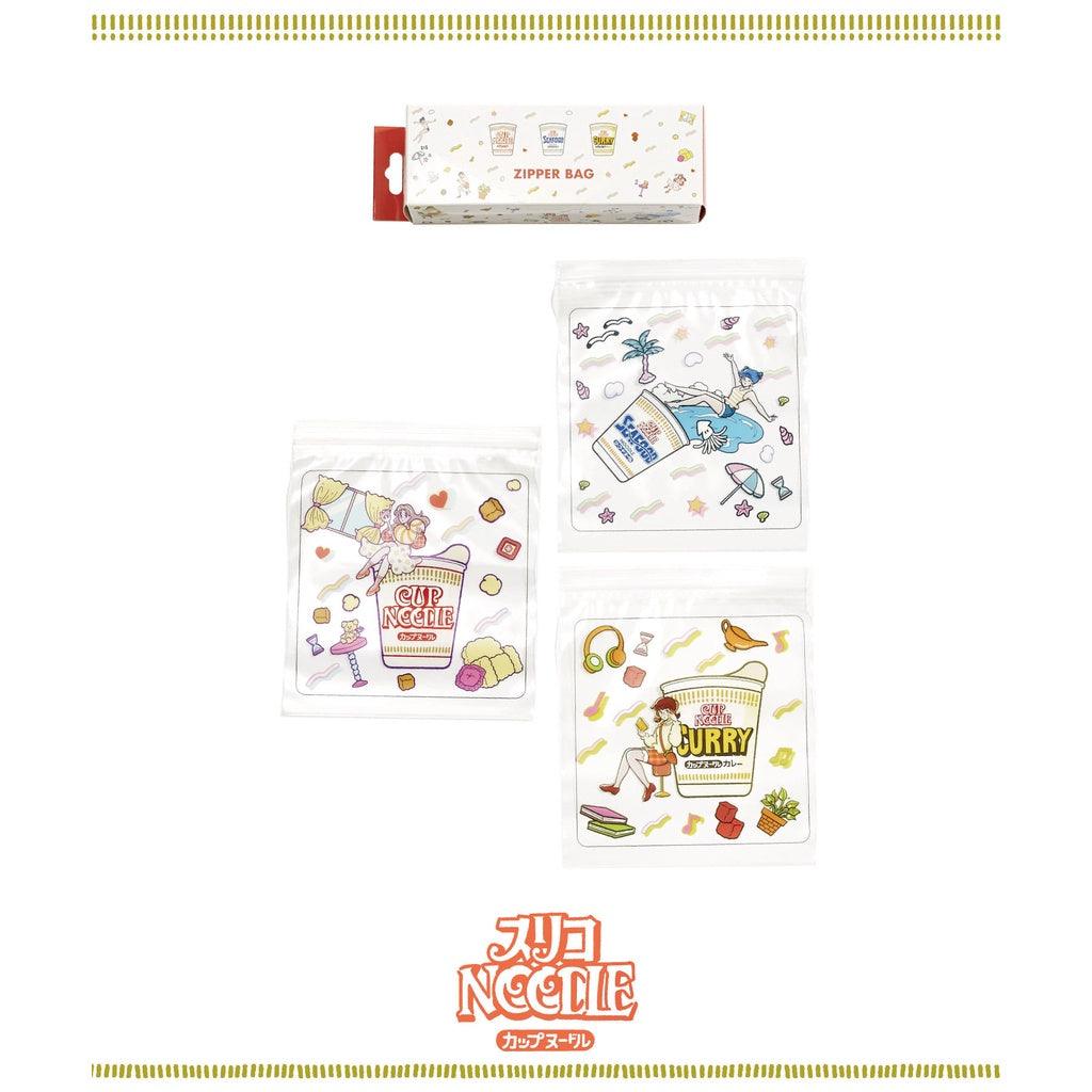 日清杯麵造型夾鏈袋24入|50週年紀念商品 食物分裝 旅行用收納 飾品收納 - 富士通販