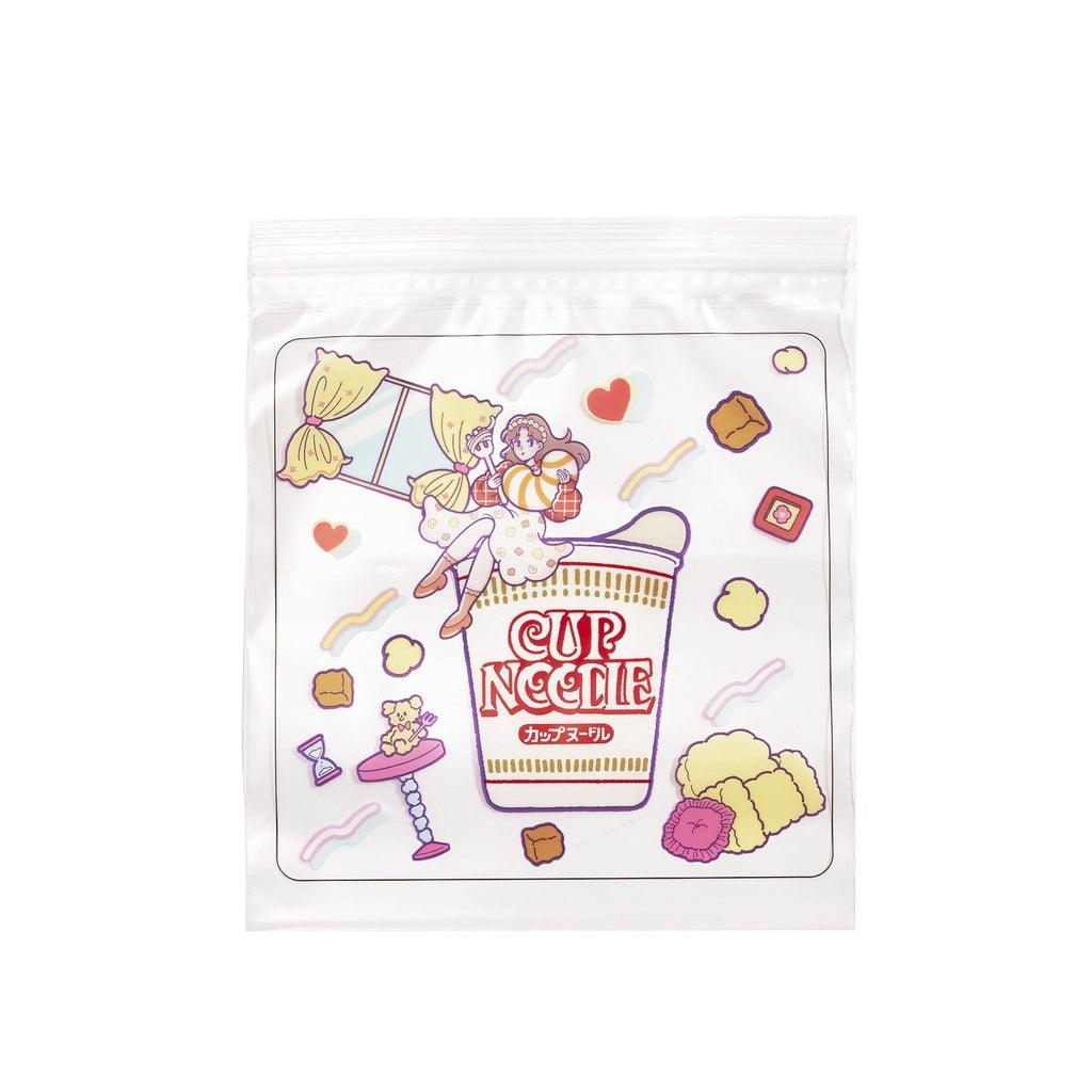 日清杯麵造型夾鏈袋24入|50週年紀念商品 食物分裝 旅行用收納 飾品收納 - 富士通販