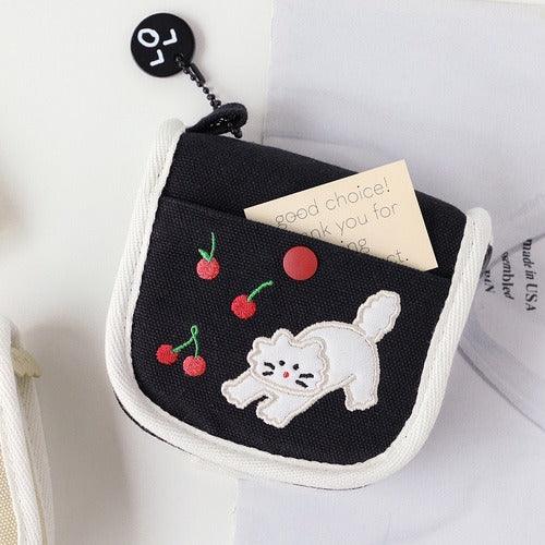 韓國 Romane 早午餐兄弟 吐司 側開式 化妝包 收納包 小物收納包