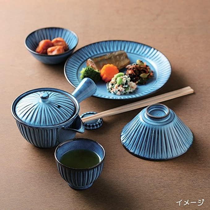 日本製 波佐見燒 青荻雕紋 急須壺|270 cc - 富士通販