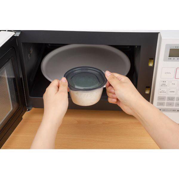 日本製可微波耐熱圓形保鮮盒270ml-2入|冰箱收納盒 - 富士通販