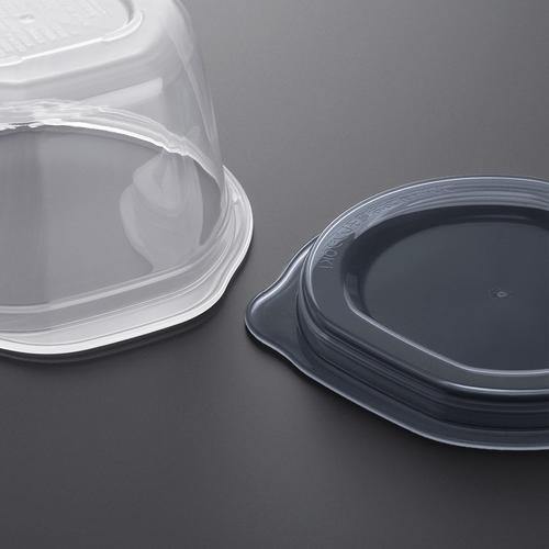 日本製可微波耐熱圓形保鮮盒270ml-2入|冰箱收納盒 - 富士通販