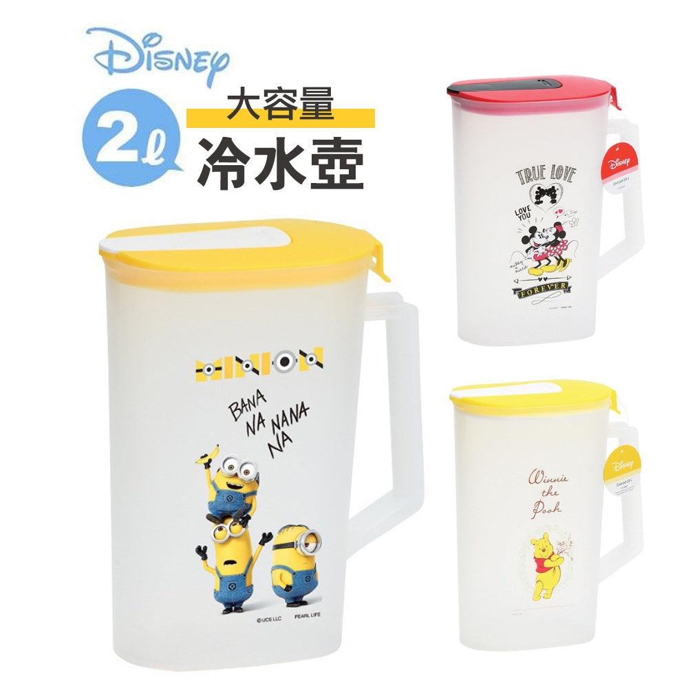 日本製 2L 大容量冷水壺|米奇米妮 小熊維尼 小小兵 - 富士通販